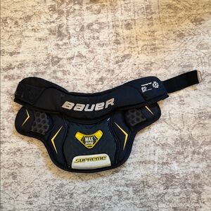 Bauer Supreme Black and Yellow Hockey Guard
